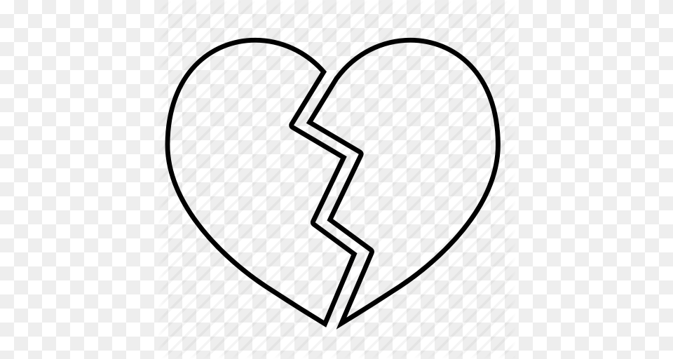 Broken Heart Couple Heart Love Lovers Pain Valentines Icon Free Transparent Png
