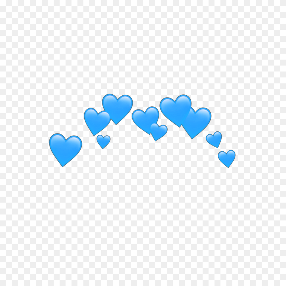 Broken Heart Emoji Blue Hearts Brokenheart Emoji Background Heart Crown Free Transparent Png