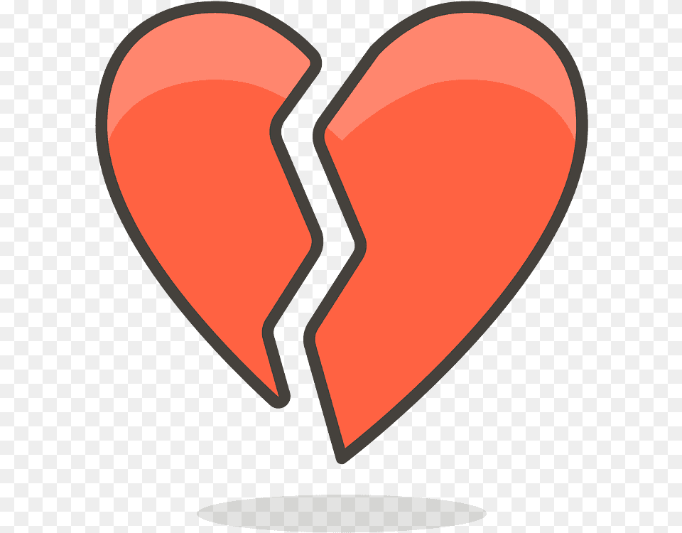 Broken Heart Emoji Clipart Download Broken Heart, Food, Sweets, Ketchup Png