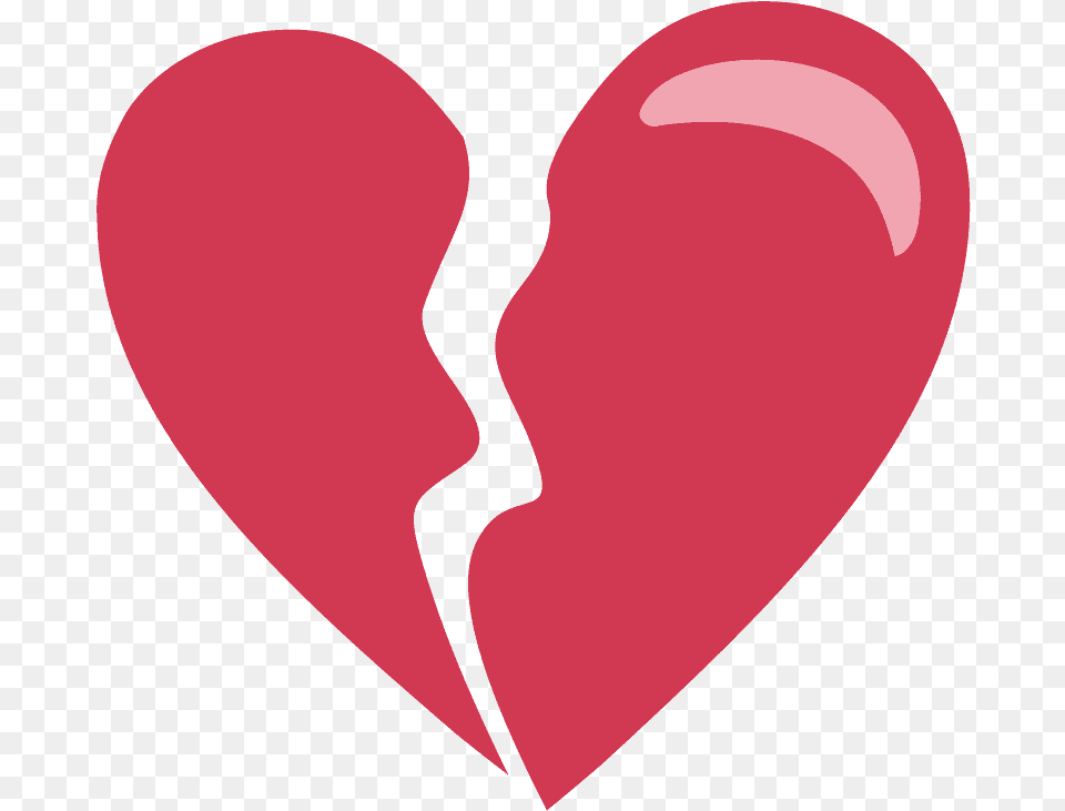 Broken Heart Emoji Clipart Transparent Free Png Download