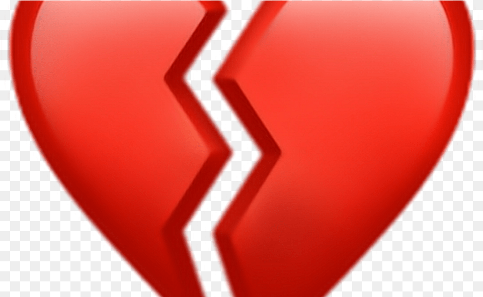 Broken Heart Emoji From Iphone Clipart Iphone Broken Hearted Emoji, Balloon Png Image