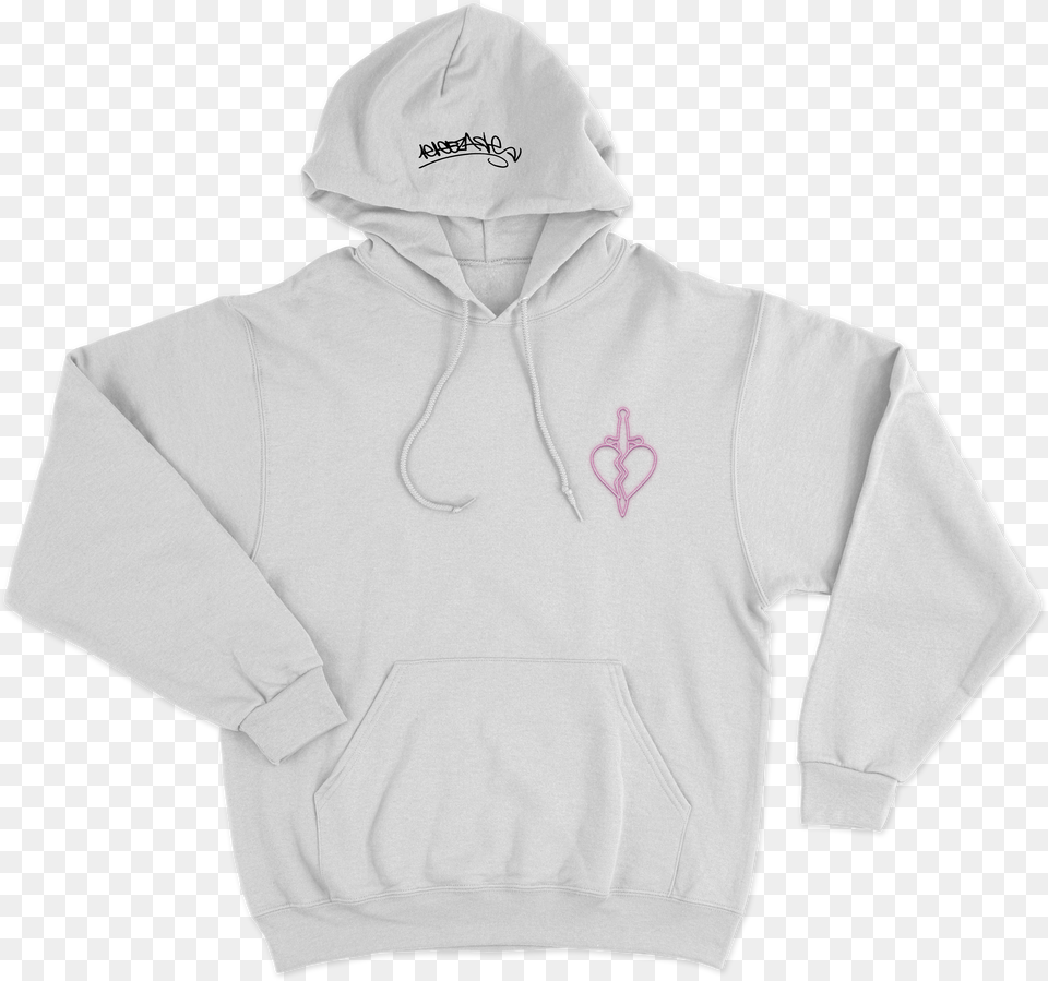 Broken Heart Felpa White Hoodie, Animal, Bag, Mammal, Rabbit Png