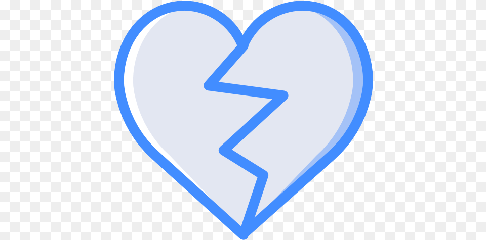 Broken Heart Free Shapes Icons Broken Heart Blue, Disk Png Image