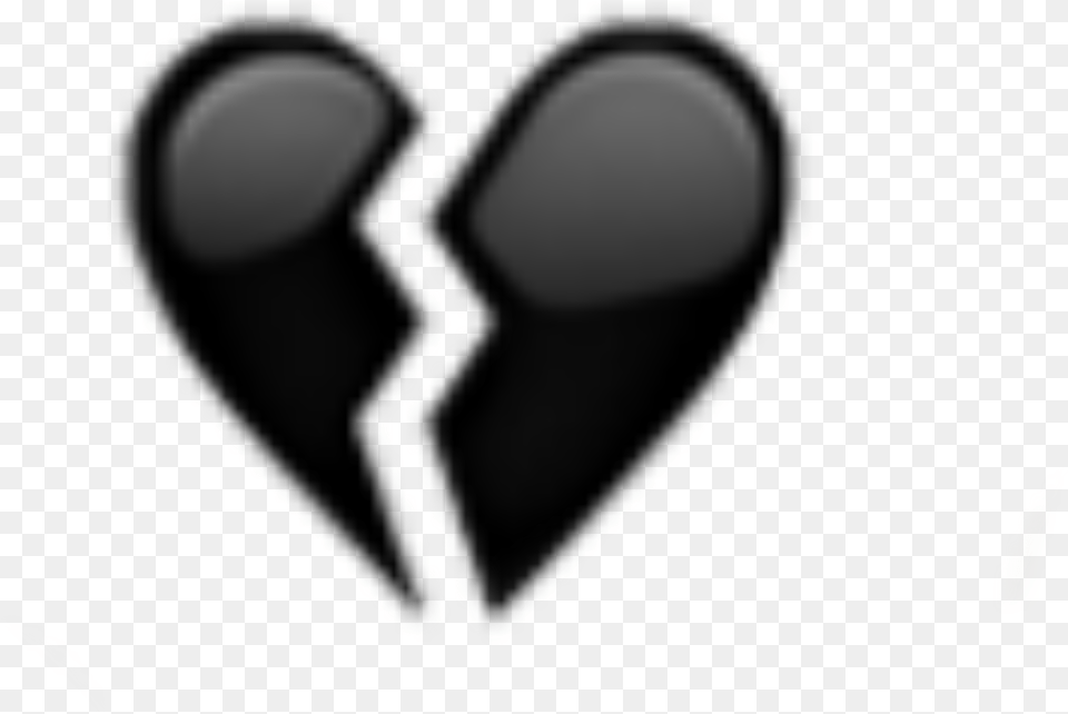 Broken Heart Hearts Black Emoji Emojis Aesthetic Heart, Clothing, Glove Png Image