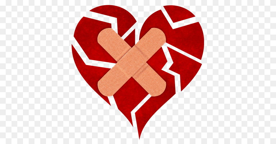 Broken Heart Bandage, First Aid Png Image