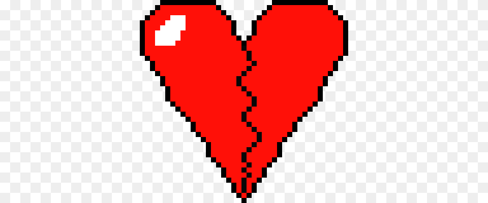 Broken Heart Pixel Art Free Png Download