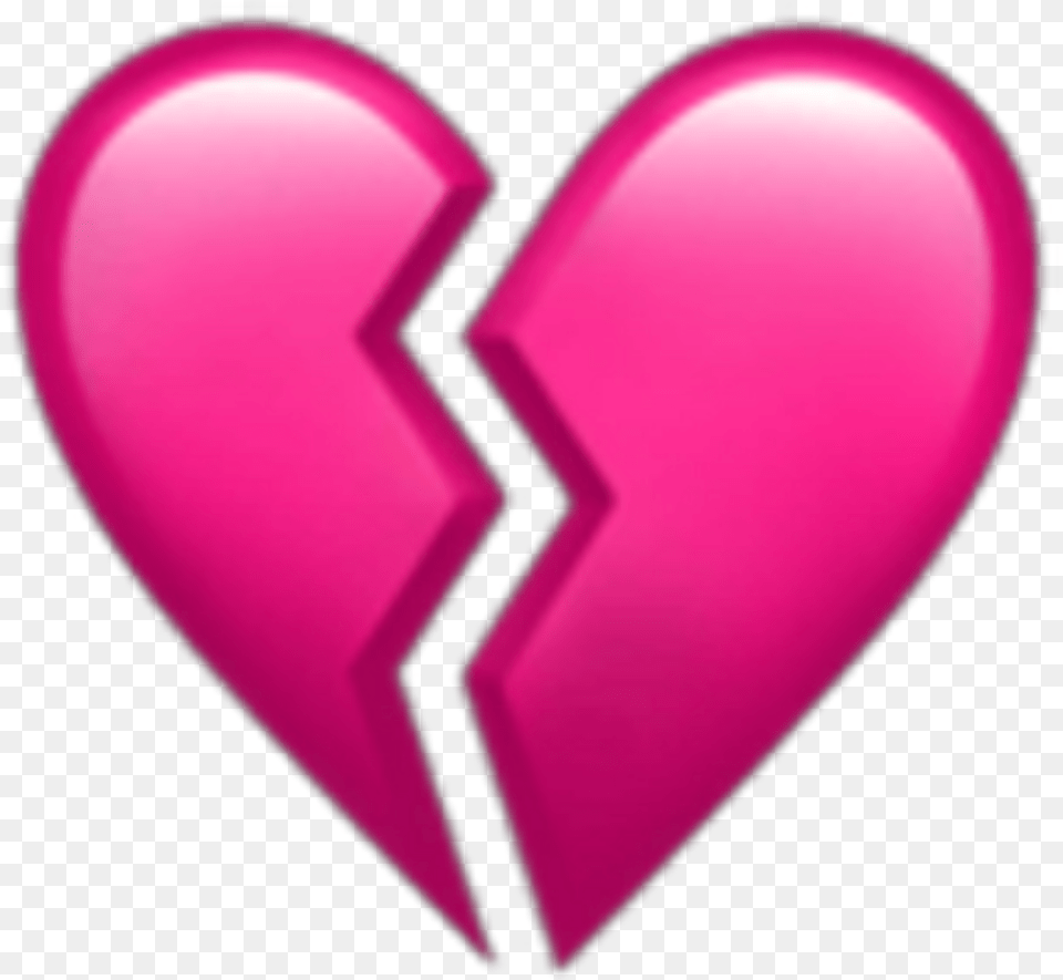 Broken Heart Sticker Heart, Purple Png Image