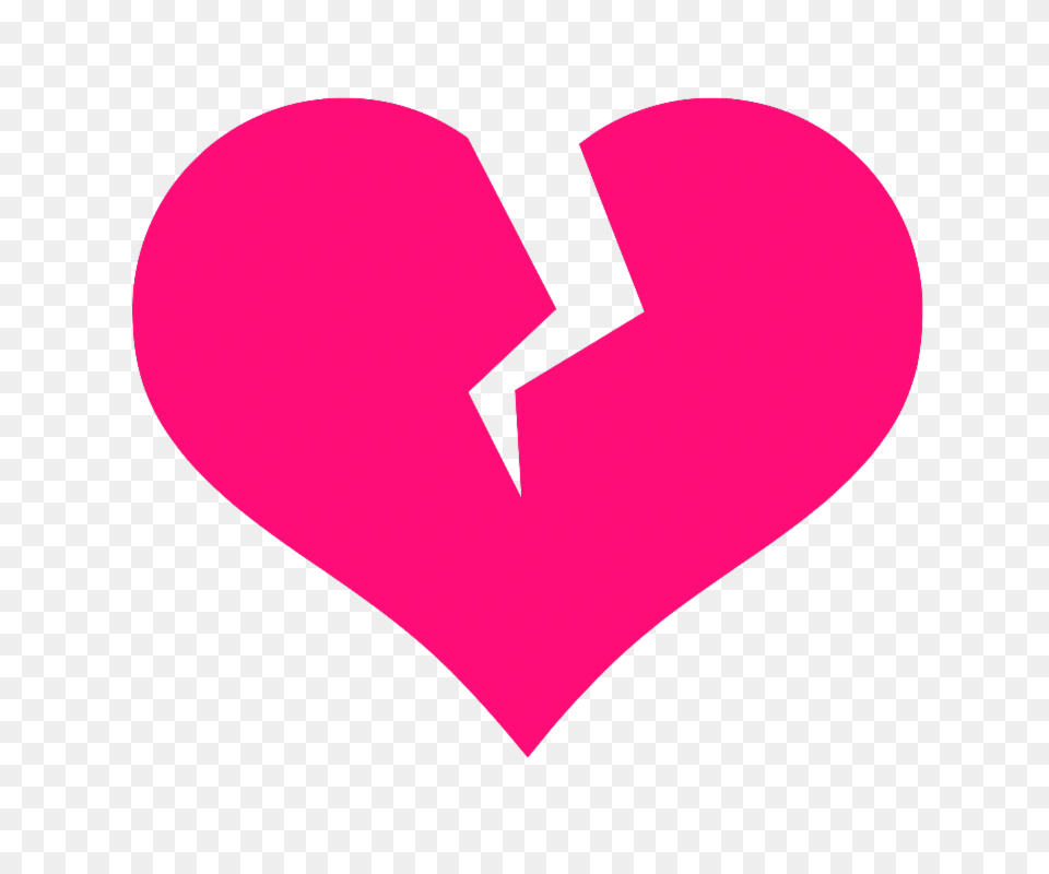 Broken Heart Transparent Image And Clipart Pink Broken Heart Clipart Free Png