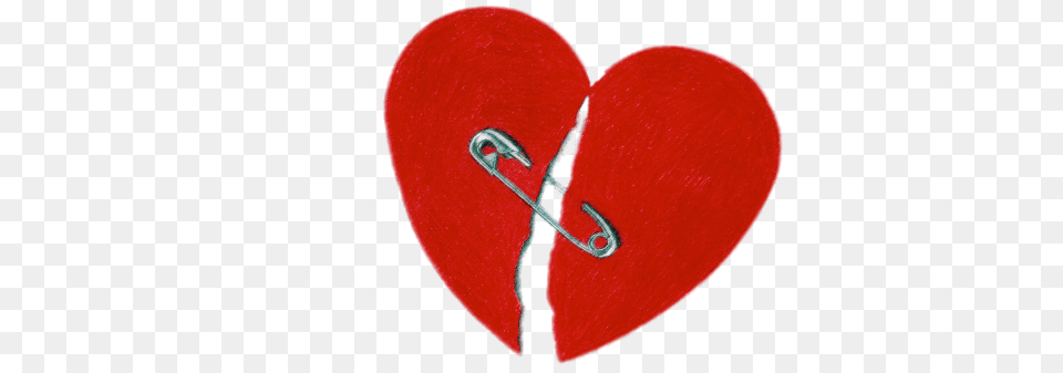 Broken Heart With Safety Pin, Symbol, Love Heart Symbol Free Transparent Png