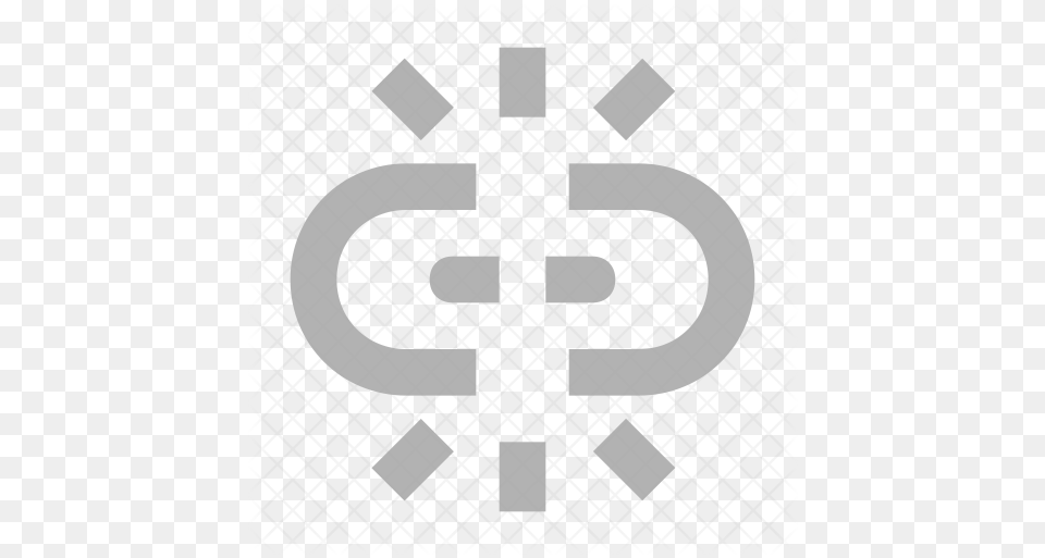 Broken Icon Cross, Symbol, Blackboard Png Image