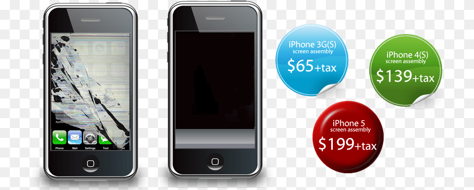 Broken Iphone Or Ipod Cracked Iphone, Electronics, Mobile Phone, Phone Free Png