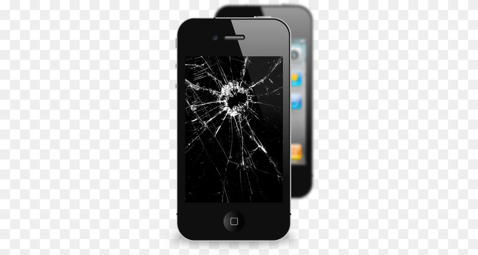 Broken Iphone Screen Repairs Cracked Screen Prank, Electronics, Mobile Phone, Phone Png Image