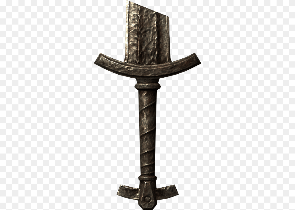 Broken Iron Sword Handle The Elder Scrolls Online, Weapon, Cross, Symbol, Blade Png