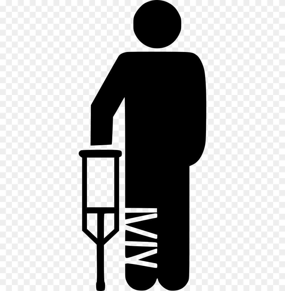 Broken Legs Broken Leg, Stencil, Silhouette, Lamp, Person Free Png