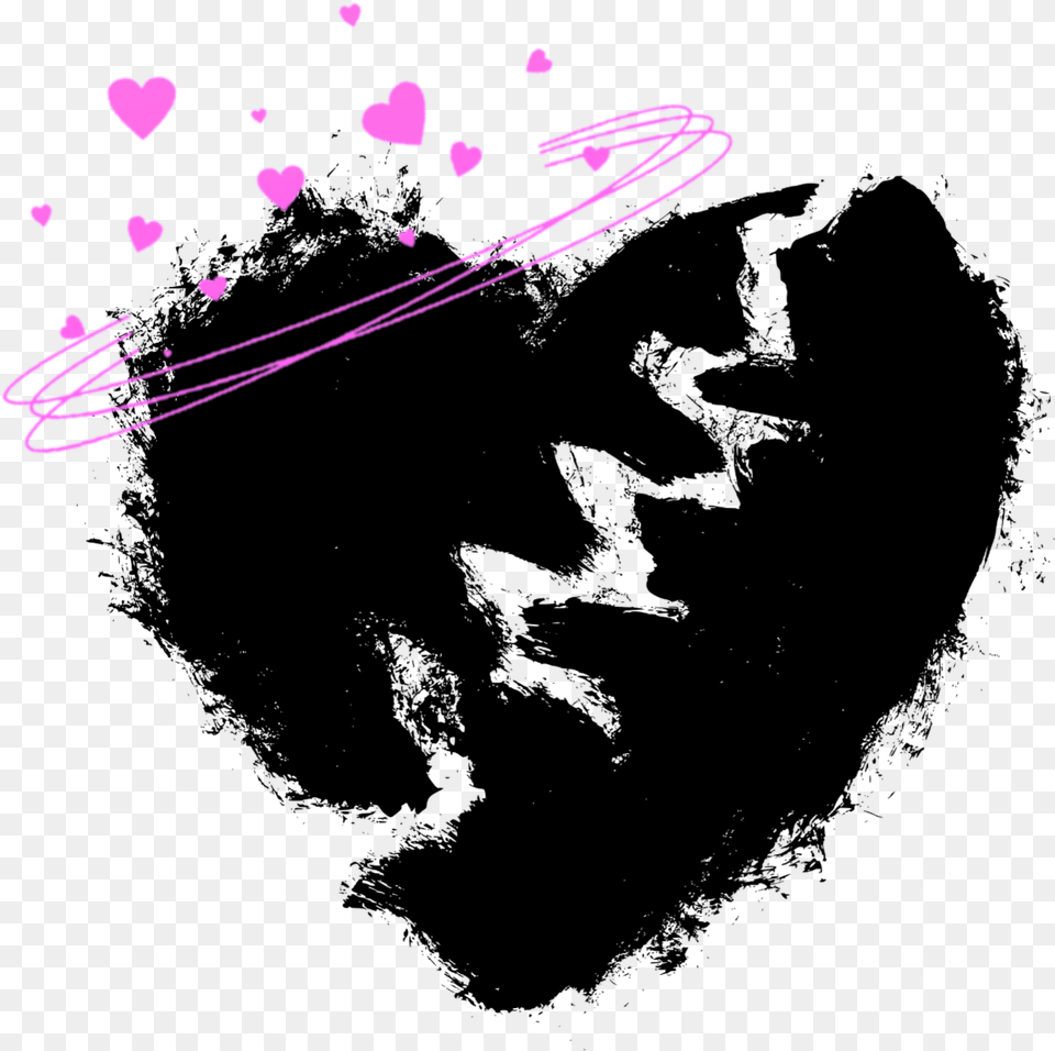 Broken Love Happy Sad Girl Boy Sticker By Mrmwsk Language, Purple, Paper Png