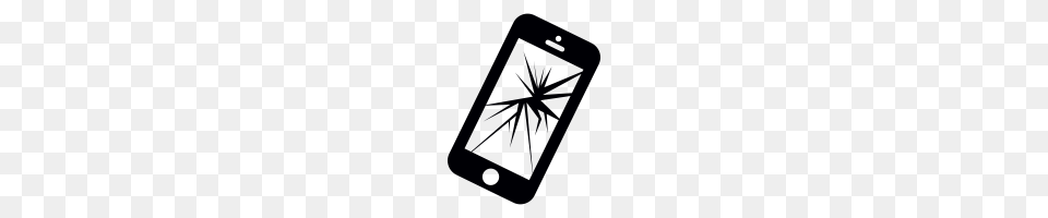 Broken Phone Icons Noun Project, Electronics, Mobile Phone Free Png Download