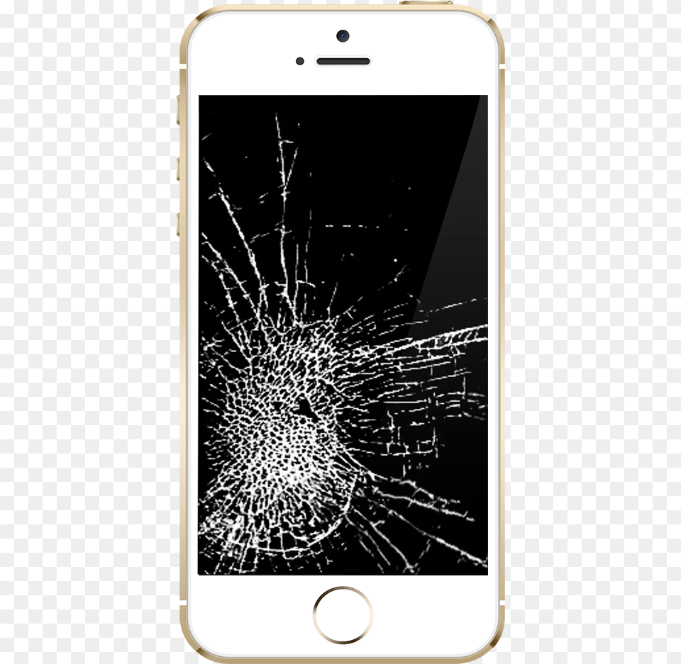 Broken Phone Iphone 5s Broken, Electronics, Mobile Phone Free Png