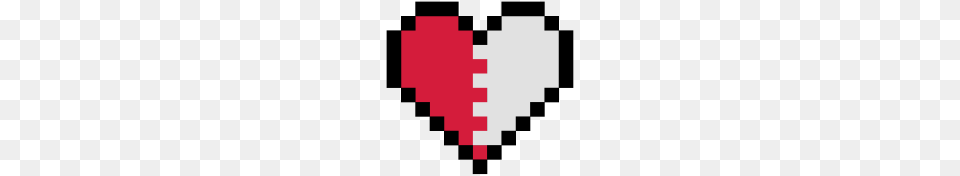 Broken Pixel Heart Free Transparent Png