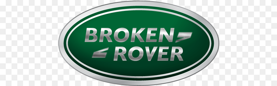 Broken Rover Solid, Logo, Oval, Disk Png Image