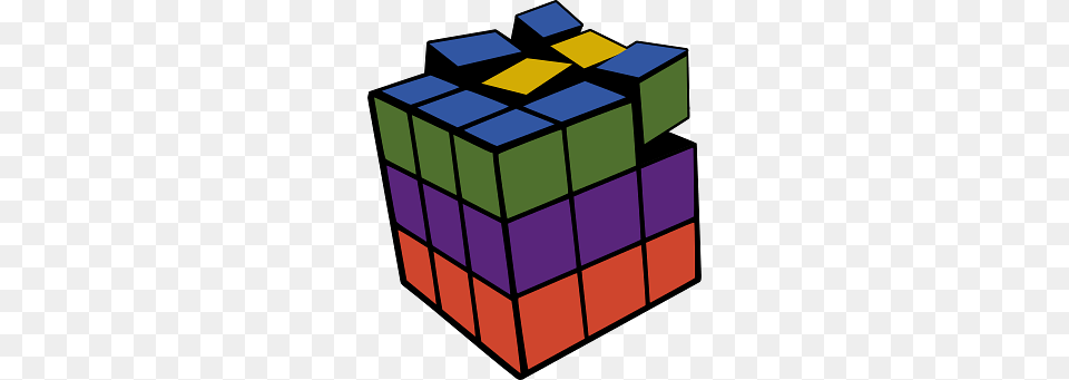 Broken Rubiks Cube, Toy, Rubix Cube Free Png