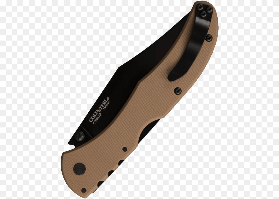 Broken Skull Tan Folding Knife By Cold Steel Cold Steel Broken Skull I Orange, Blade, Weapon, Dagger Free Transparent Png