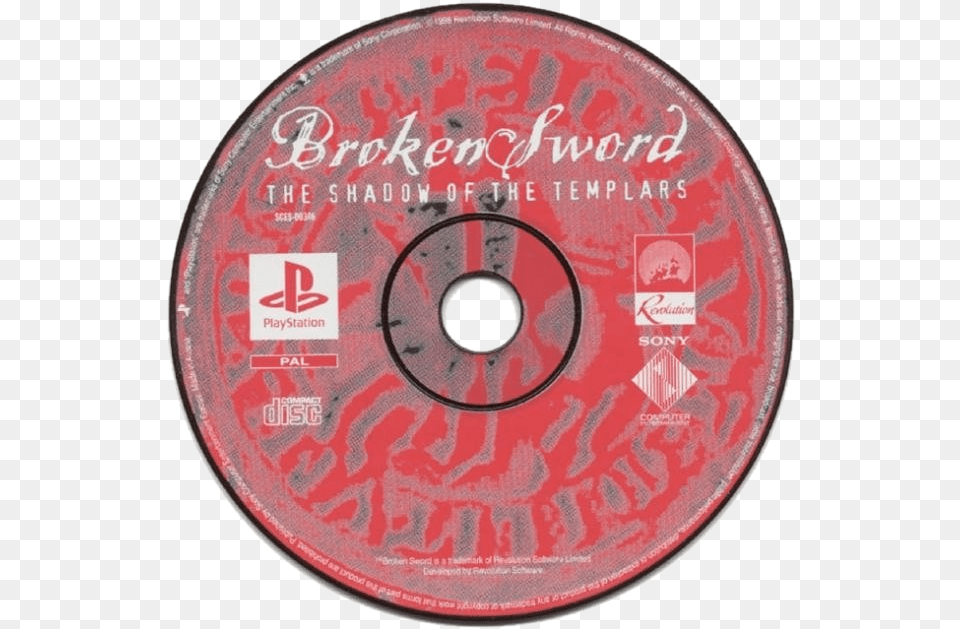Broken Sword The Shadow Of The Templars, Disk, Dvd Free Png Download