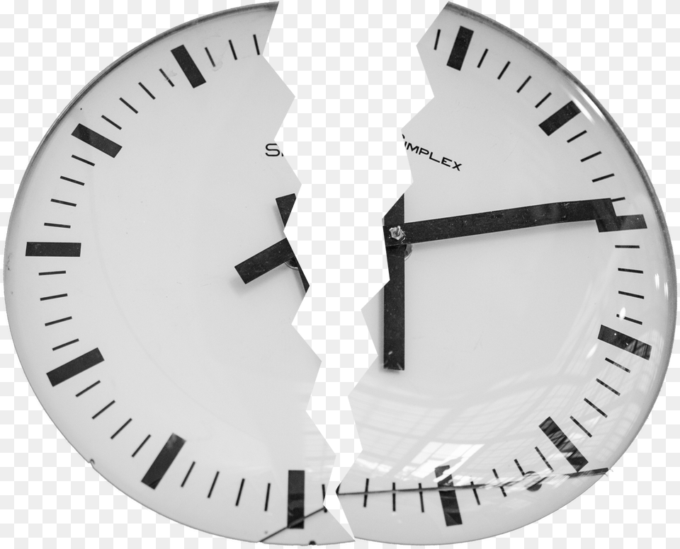 Broken Time Clock Transparent, Analog Clock Png