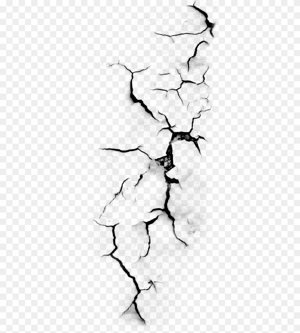 Broken Wall Background, Gray Png Image