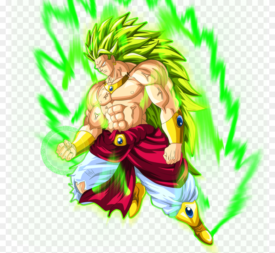 Broly Aura Clip Library, Book, Comics, Publication, Baby Png Image