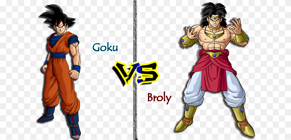 Broly Before And After, Book, Comics, Publication, Adult Free Png Download