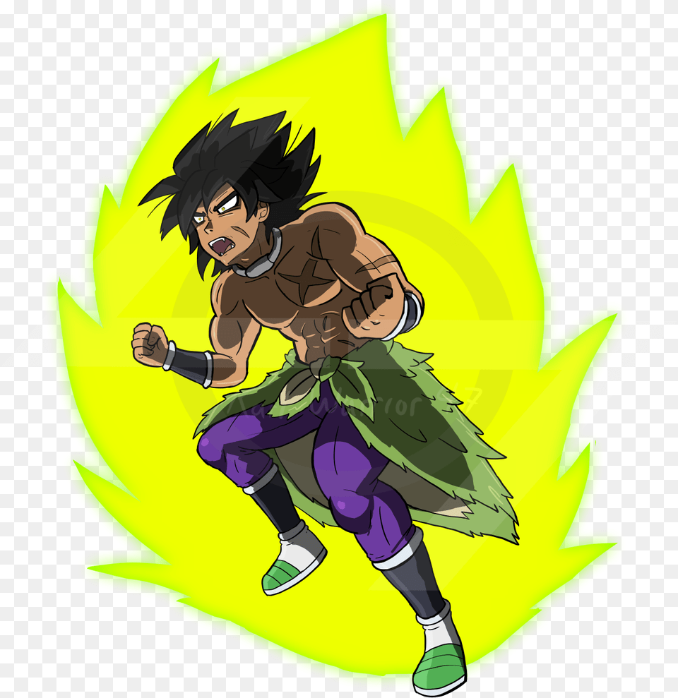 Broly Decided To Draw Broly From The Most Recent, Book, Comics, Publication, Baby Free Png