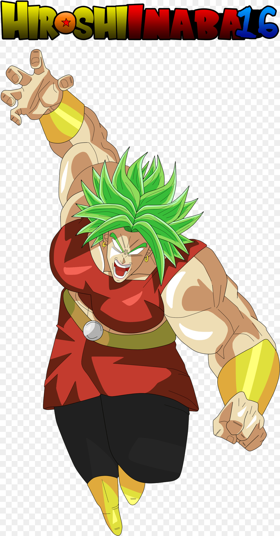Broly Female By Hiroshiianabamodder On Cartoon, Book, Comics, Publication, Baby Png