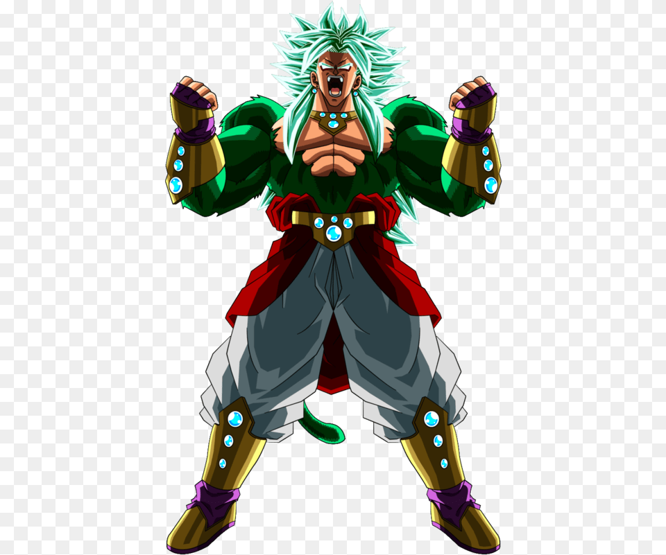 Broly Lssj5 Dragon Ball Broly Dios, Book, Comics, Publication, Person Free Png