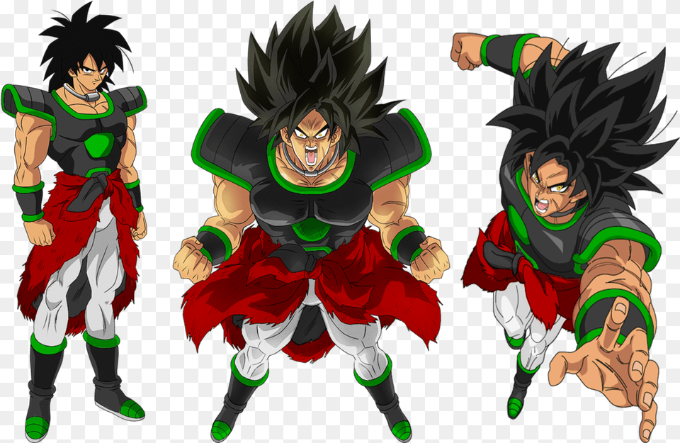 Broly Running Banner Dragonball Super Broly, Book, Comics, Publication, Person Png