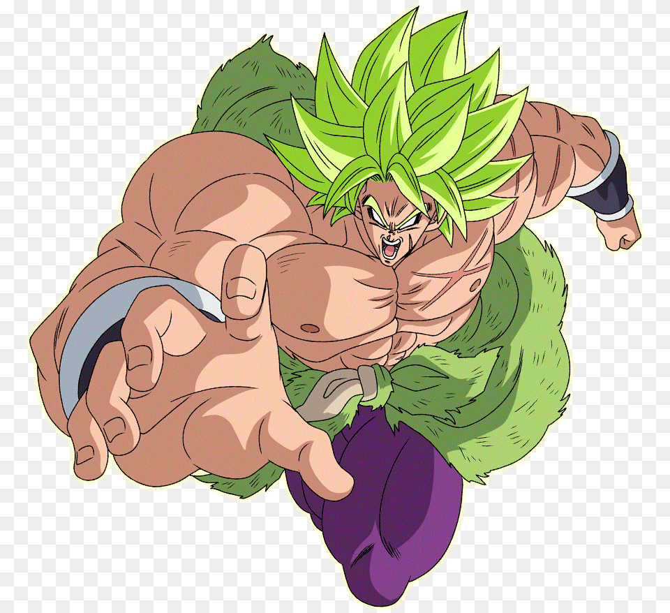 Broly Ssj Full Power Render, Book, Comics, Publication, Baby Free Transparent Png