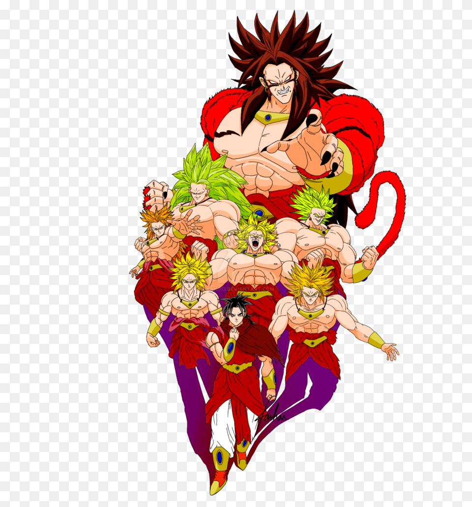 Brolys Complete Saiyan Transformation, Publication, Book, Comics, Person Free Png