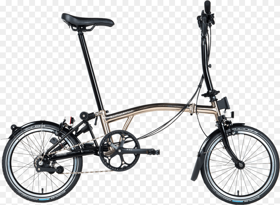 Brompton Nickel Edition, Bicycle, Transportation, Vehicle, Machine Free Png