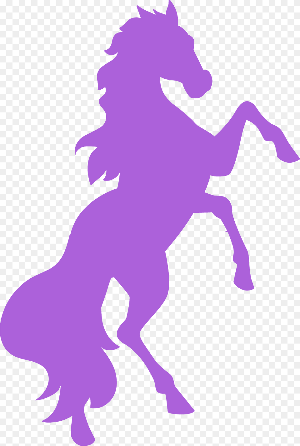 Bronco Silhouette, Animal, Colt Horse, Horse, Mammal Png Image