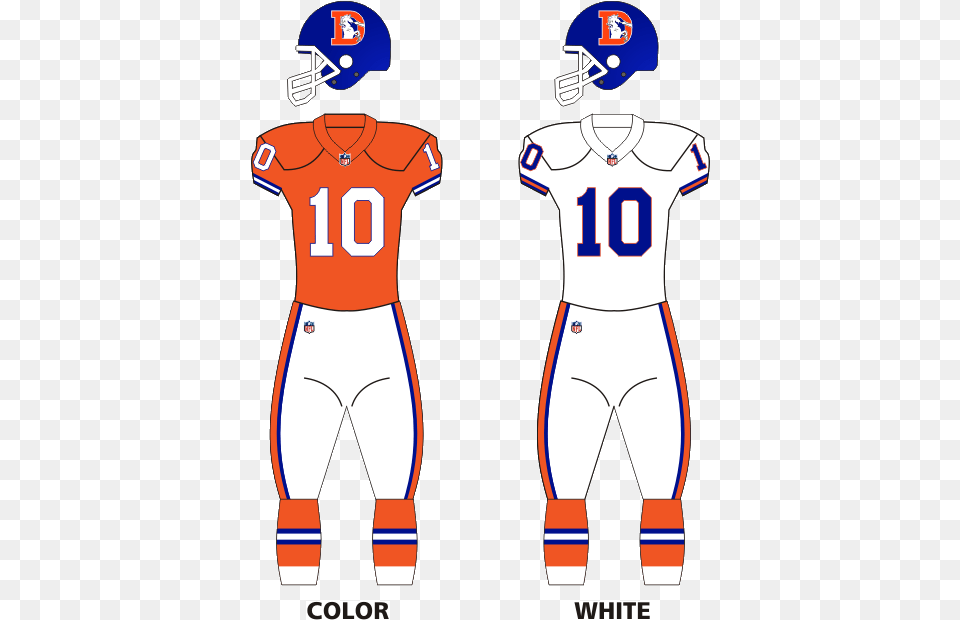 Broncos 1968 96 Uniforms Mlb On Fox 1996 Schedule, Helmet, Person, People, Shirt Png