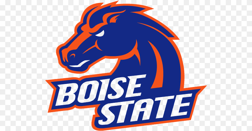 Broncos Boise State Logo Boise State University, Animal, Horse, Mammal Free Png