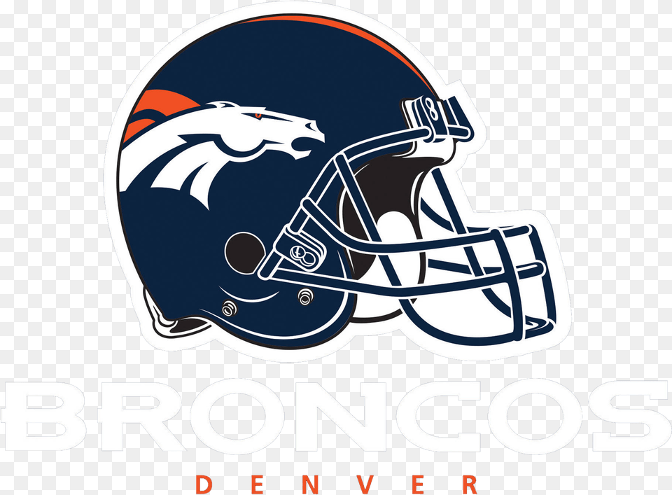 Broncos Logo With Helm Image Denver Broncos Helmet Logo, American Football, Football, Person, Playing American Football Png