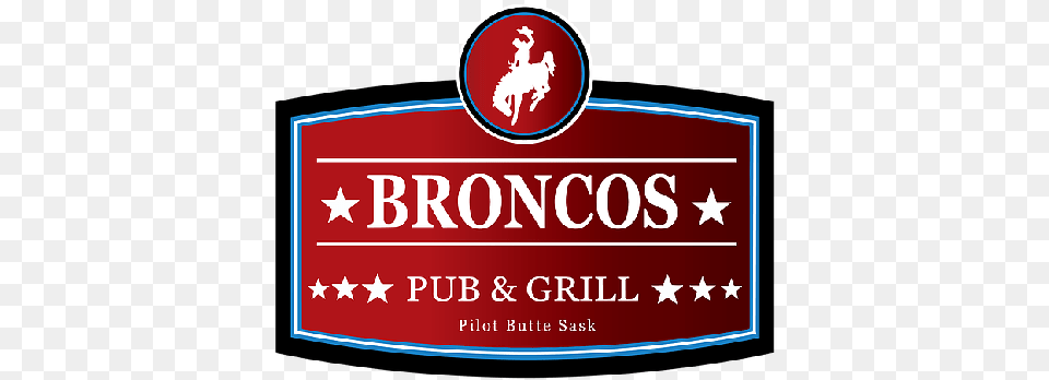 Broncos Pub And Grill Label, Logo, Architecture, Building, Factory Free Transparent Png