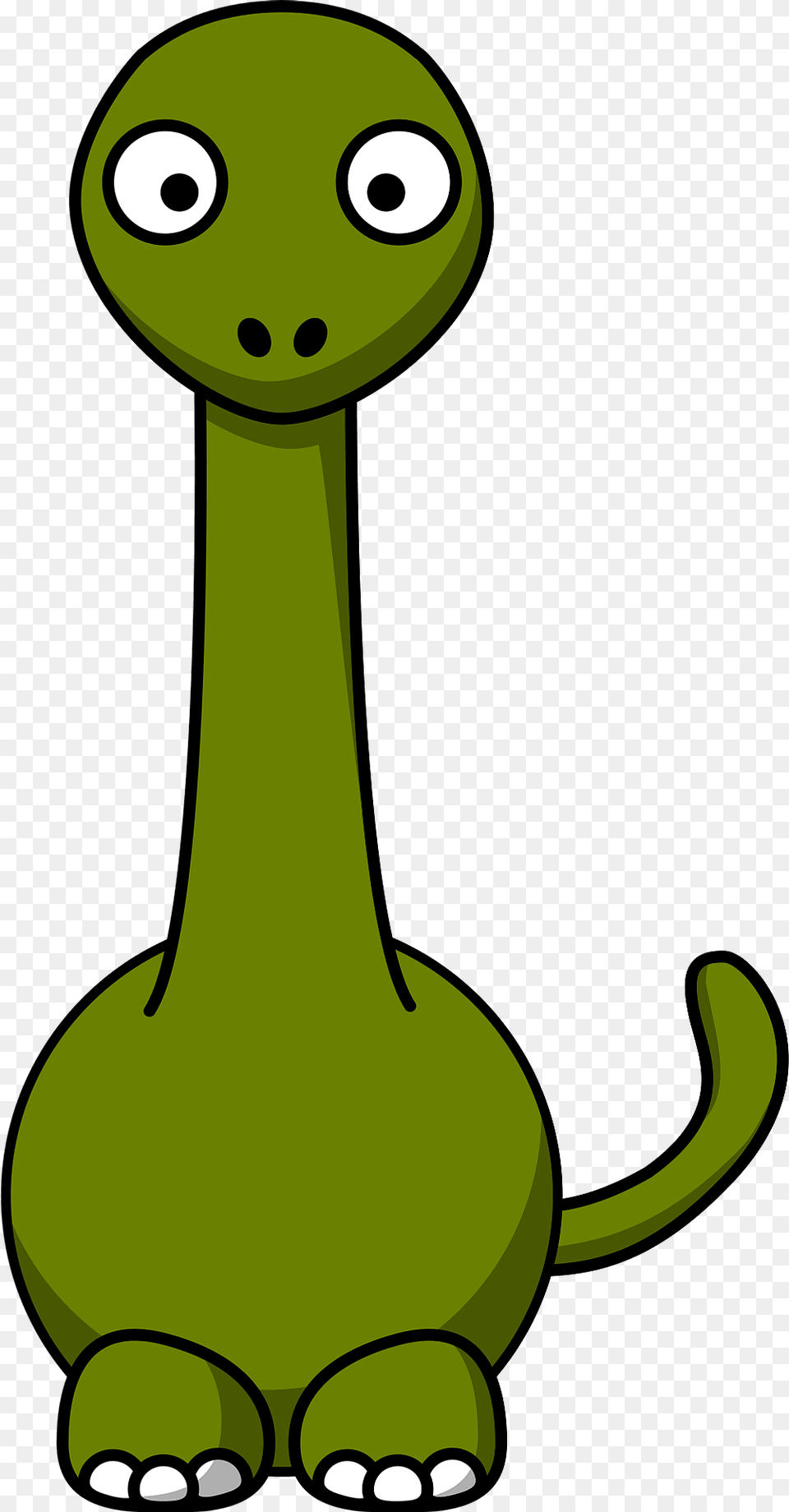 Brontosaurus With Big Eyes Clipart, Animal, Wildlife, Nature, Outdoors Png