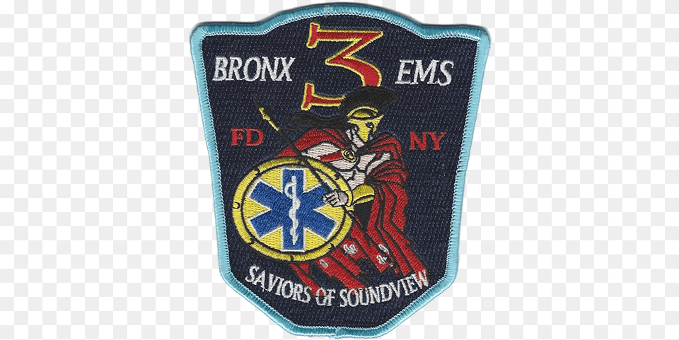 Bronx 3 Ems New York City Fire Department, Badge, Logo, Symbol, Accessories Free Png