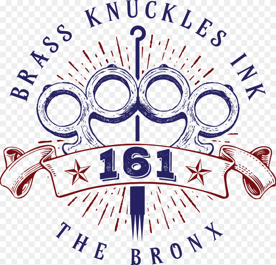 Bronx Tattoo Shop Brass Knuckles Ink The Bronx, Logo Free Png