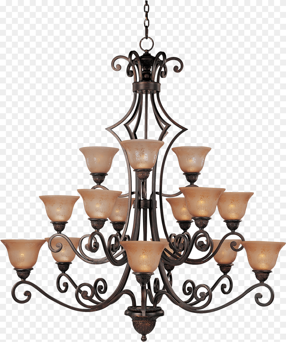 Bronze Chandelier 6126 9, Lamp Free Transparent Png