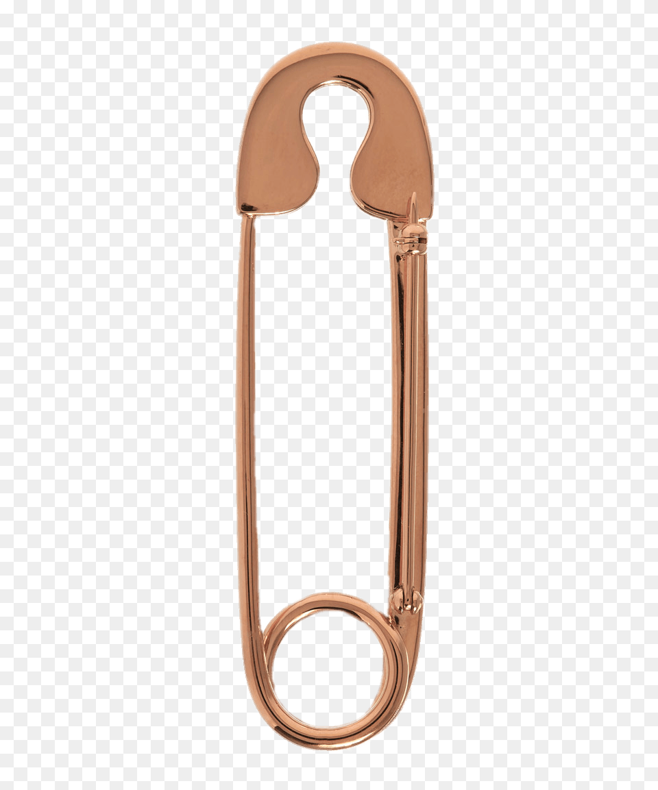 Bronze Coloured Safety Pin, Device, Shovel, Tool Png