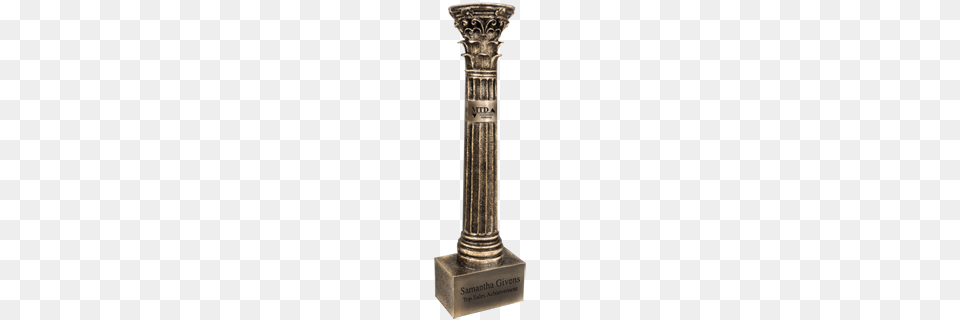 Bronze Corinthian Greek Pillar Trophy Award Paradise Awards, Architecture Png Image