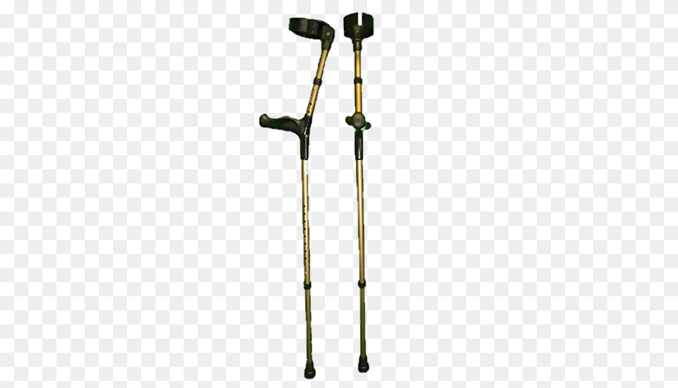 Bronze Design Crutches, Stick, Cane, E-scooter, Transportation Png