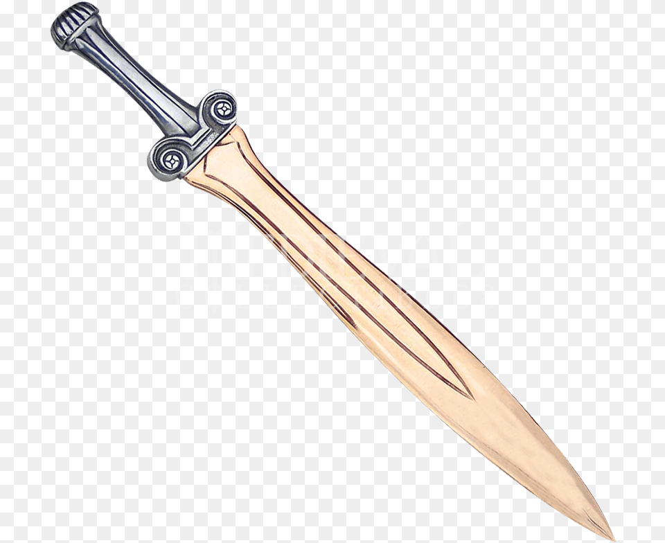 Bronze Leaf Shaped Sword, Weapon, Blade, Dagger, Knife Free Png Download